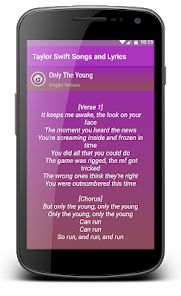 Captura 3 Taylor Swift - exile songs and android
