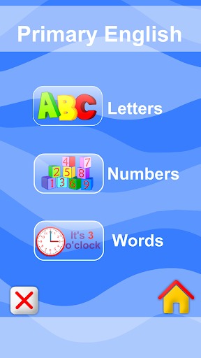Android application Arabic English Basic Alphabet screenshort