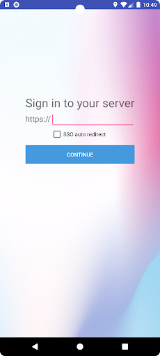 Android application Claromentis screenshort