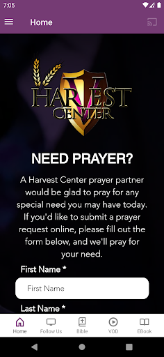 The Harvest Center Screen 2