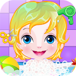 Cover Image of Скачать Happy Baby Hairdresser Game HD 1.1.6 APK