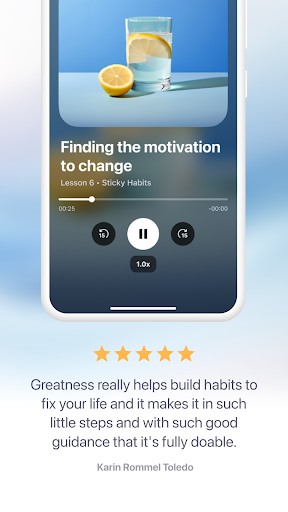 Screenshot of Greatness: Daily Habit Tracker