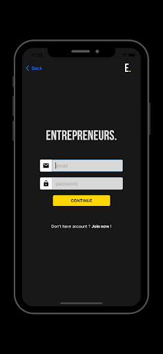 Android application Aplikasi Entrepreneur screenshort
