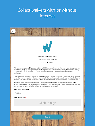 CleverWaiver - Online Waiver