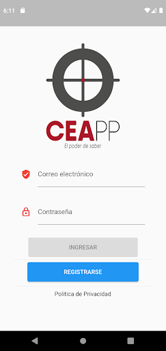 Android application Ceapp screenshort