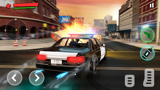 Police Thief Car Games Offline