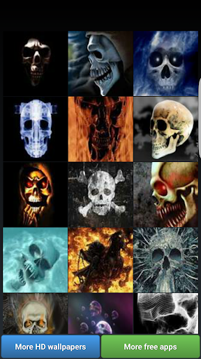 Android application Halloween Skulls HD Wallpapers screenshort