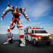 Rescue City Ambulance Robot Transform: EMS Vehicle