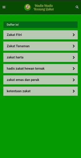 40 hadis tentang zakat Screen 3