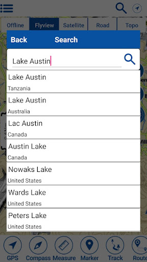Lake Austin Offline GPS Charts Screen 2