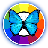 Butterfly Clock Daydream icon