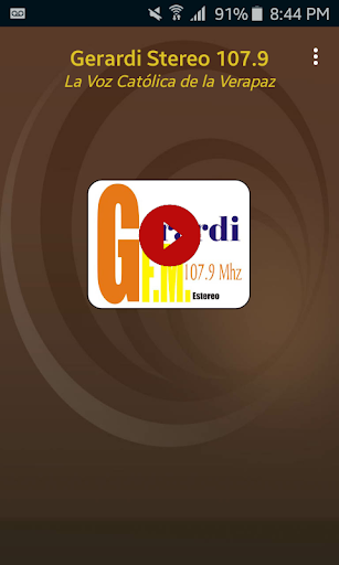 Android application Gerardi Estereo screenshort