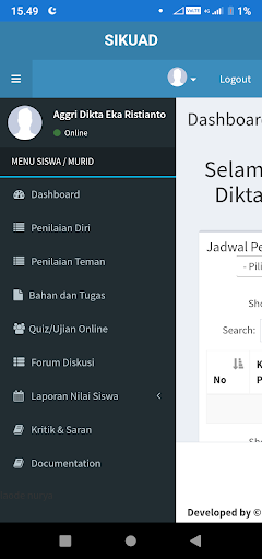 SIKUAD SMKN 2 Purwodadi Screen 2