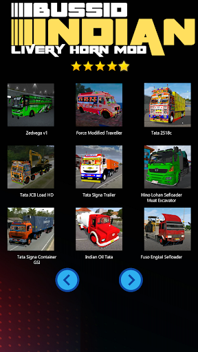 Bussid Indian Livery Horn Mod 3