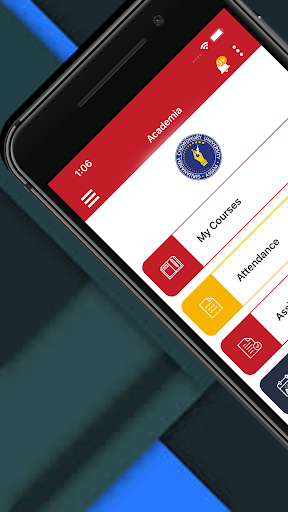 Android application Academia @ GCU screenshort
