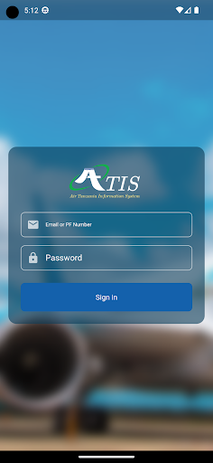 Android application ATIS screenshort