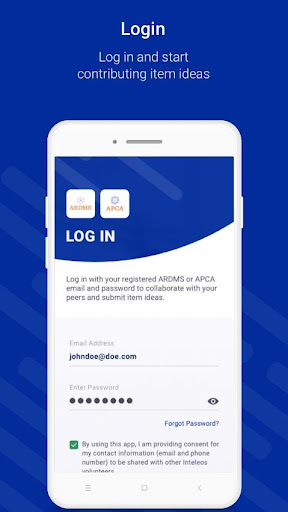 Android application ItemConnection screenshort