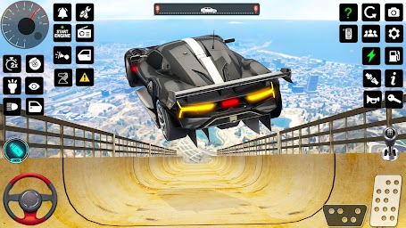 Crazy Car Stunts: Ramp Car