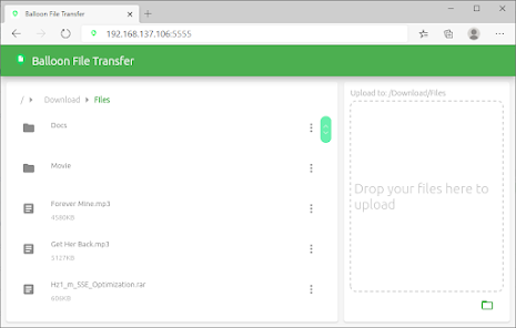 Captura de Pantalla 6 Drag & Drop File Transfer android