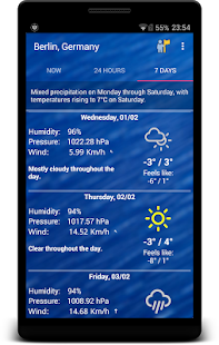 Weekly Weather Forecast 2.0 APK screenshots 4