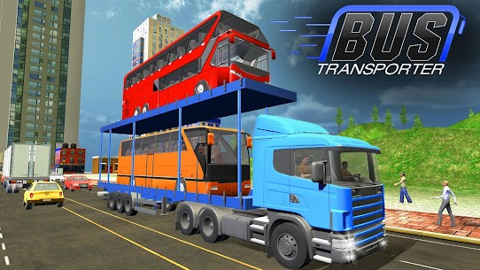 Vehicle Transporter Truck Driving: Bus Transport For PC installation