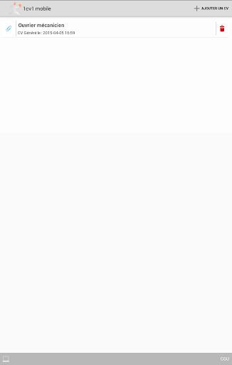 CV Word gratuit by 1cv1-mobile