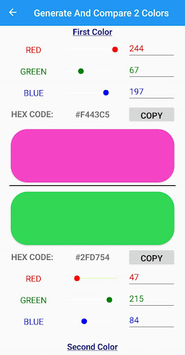 Which Color App Screen 2