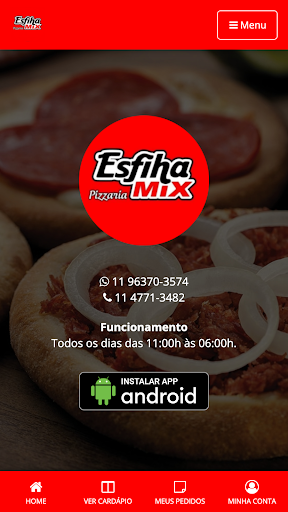 Android application Esfiha Mix - Pirajussara screenshort