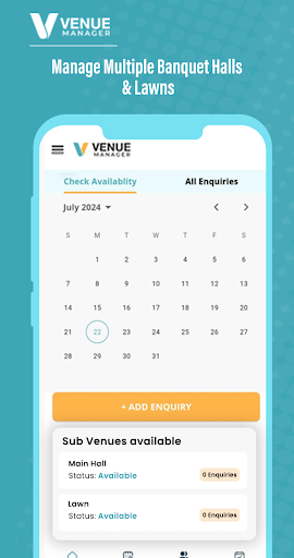 Venue Manager-Banquet Hall CRM Screenshot 4 - AppWisp.com
