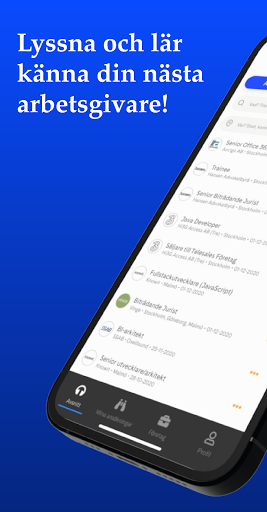 Android application Jobcast screenshort