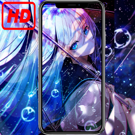 100 Wallpaper Waifu Anime HD logo