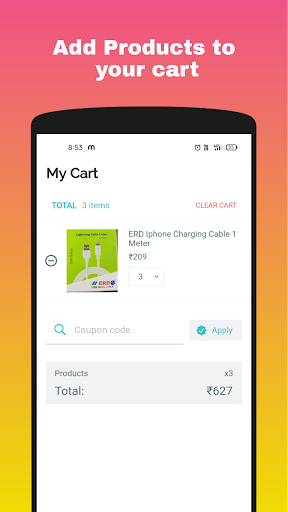SavingsKart Online Shopping Screen 3