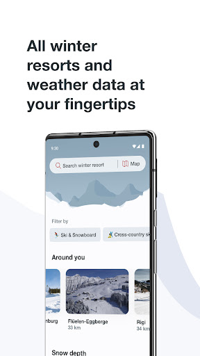 Android application Swiss Snow screenshort