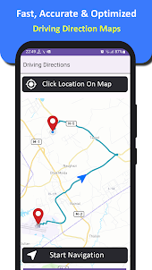 GPS navigation, maps & route