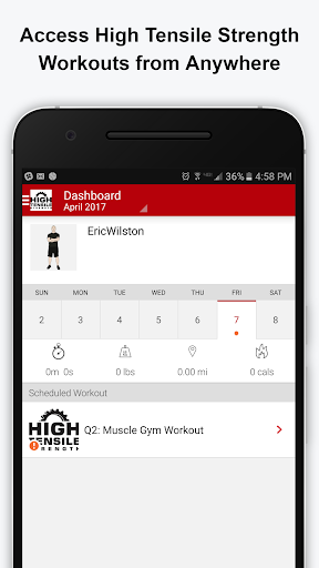 Android application High Tensile Strength screenshort