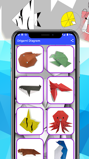 Origami Diagram Screen 3