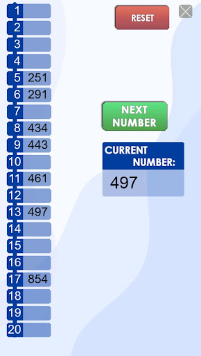 NV 20 number challenge Screen 2