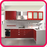 Kitchen cabinet design icon