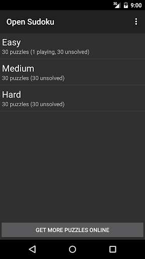Open Sudoku screenshots 1