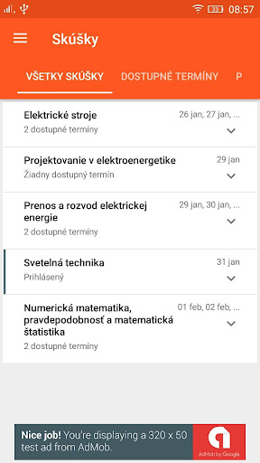 MAIS Študent Screen 3