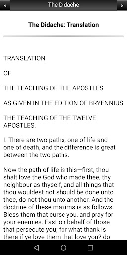 The Didache Screen 3
