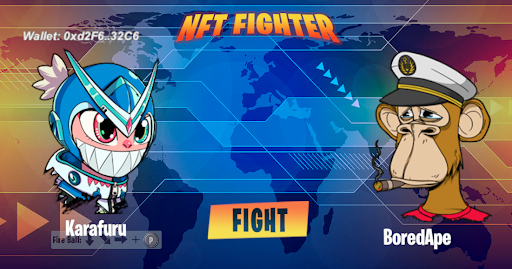 NFT Fighter Demo Screen 3