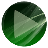 Poweramp Skin Sphere Green icon