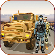 US Army Transporter Truck Driving Games