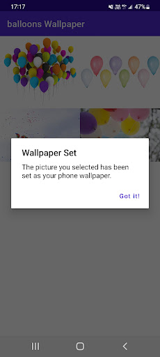 Balloons Wallpaper Screen 2