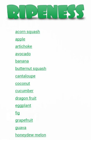 Ripeness Screen 2