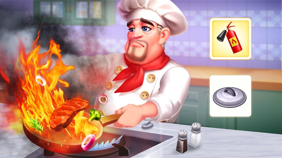 #6. Crazy Kitchen (Android) Ved: FlyBird Casual Games