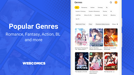 WebComics - Webtoon & Manga Screenshot