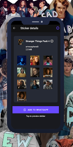 Stranger Things GIF Stickers Screen 3