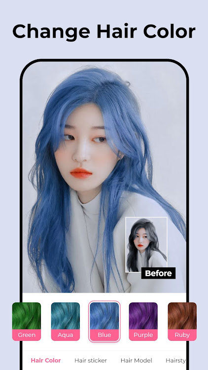 Photo editor: Hair Color Ideas by LocG3 - (Android Apps) — AppAgg